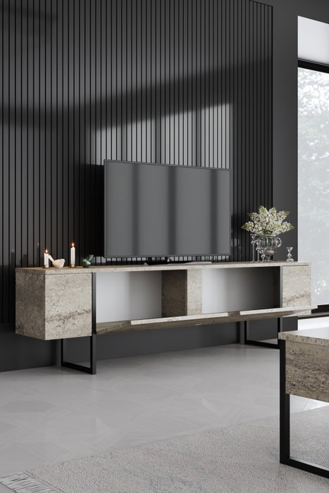 Hanah Home Luxe - Travertine, Black